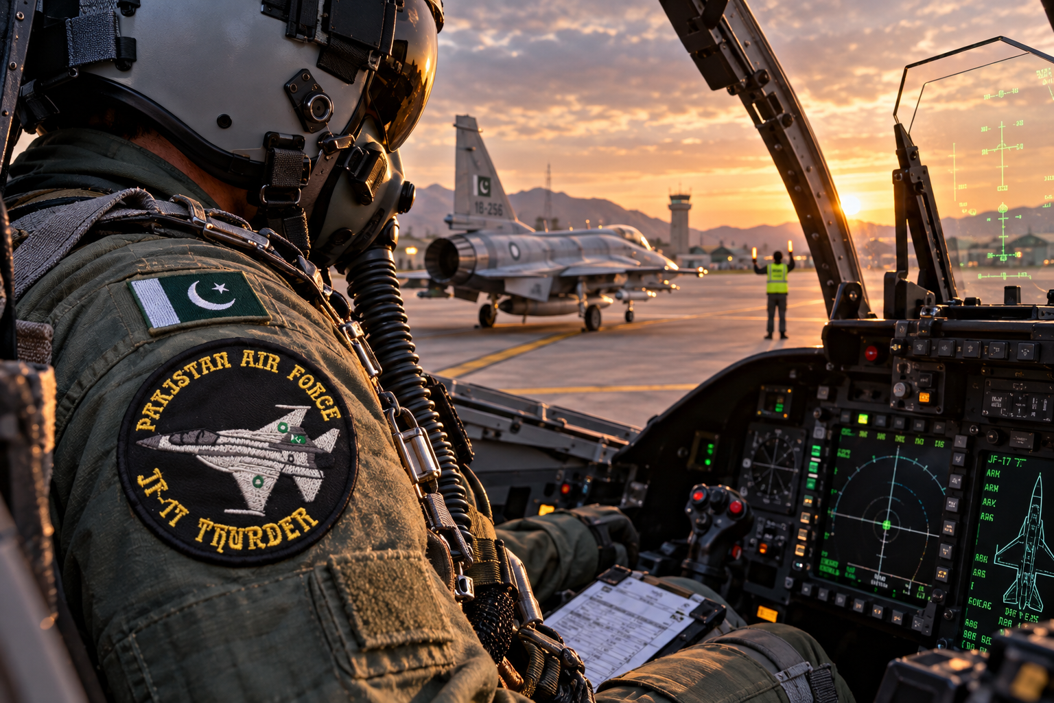 JF-17 Embroidered Patch