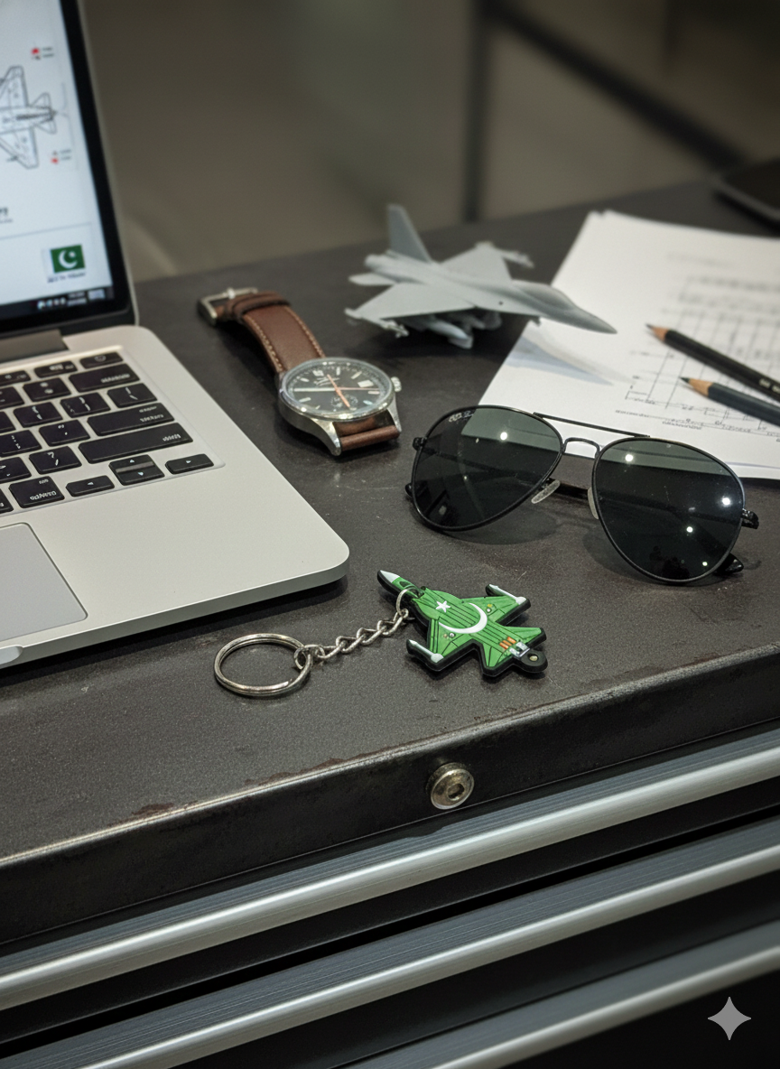 JF-17 Pak Flag - PVC Keychains 4