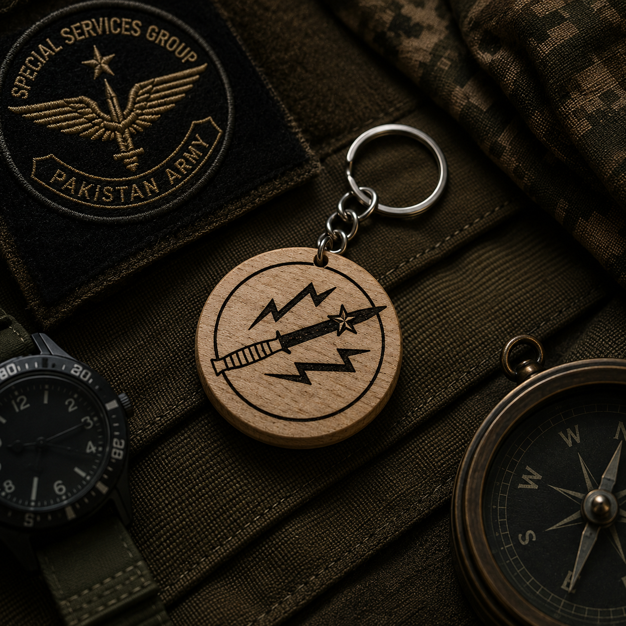 SSG - Wooden Key Chains